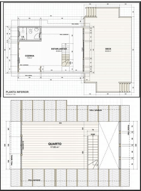 Projeto Planta Baixa Chale De Madeira Pre Fabricado