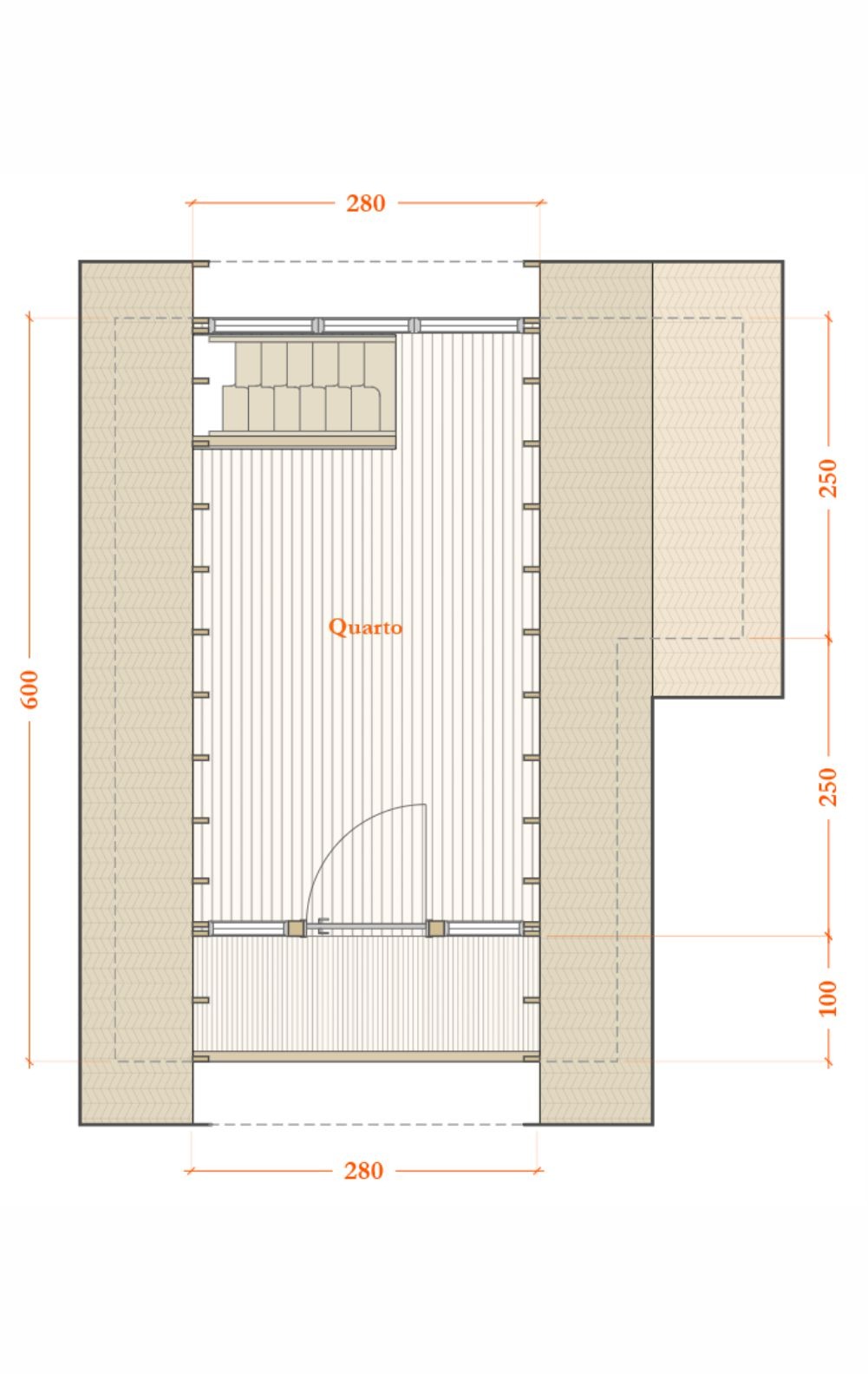 Kit Chalé Pré Fabricado de Madeira – Projeto A-Frame 43m² Paraty 7 Kit Chalé Pré Fabricado De Madeira – Projeto A-Frame 43M² Paraty - Imagem 7