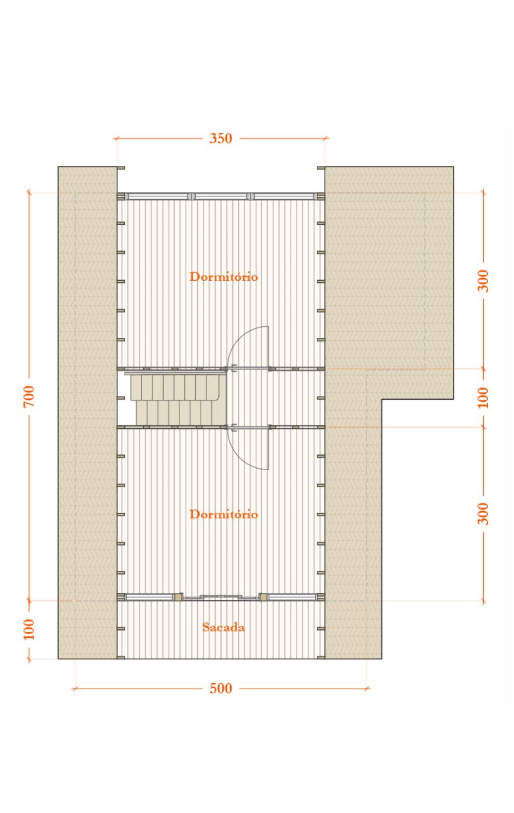 Kit Chalé Pré Fabricado de Madeira – Projeto A-Frame 71m² Carlópolis 3 Kit Chalé Pré Fabricado De Madeira – Projeto A-Frame 71M² Carlópolis - Imagem 3