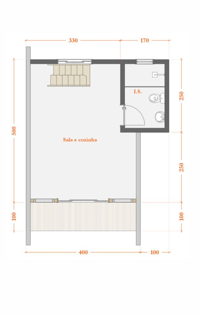 Projeto De Cabana Aframe 43M Mezanino E Varanda