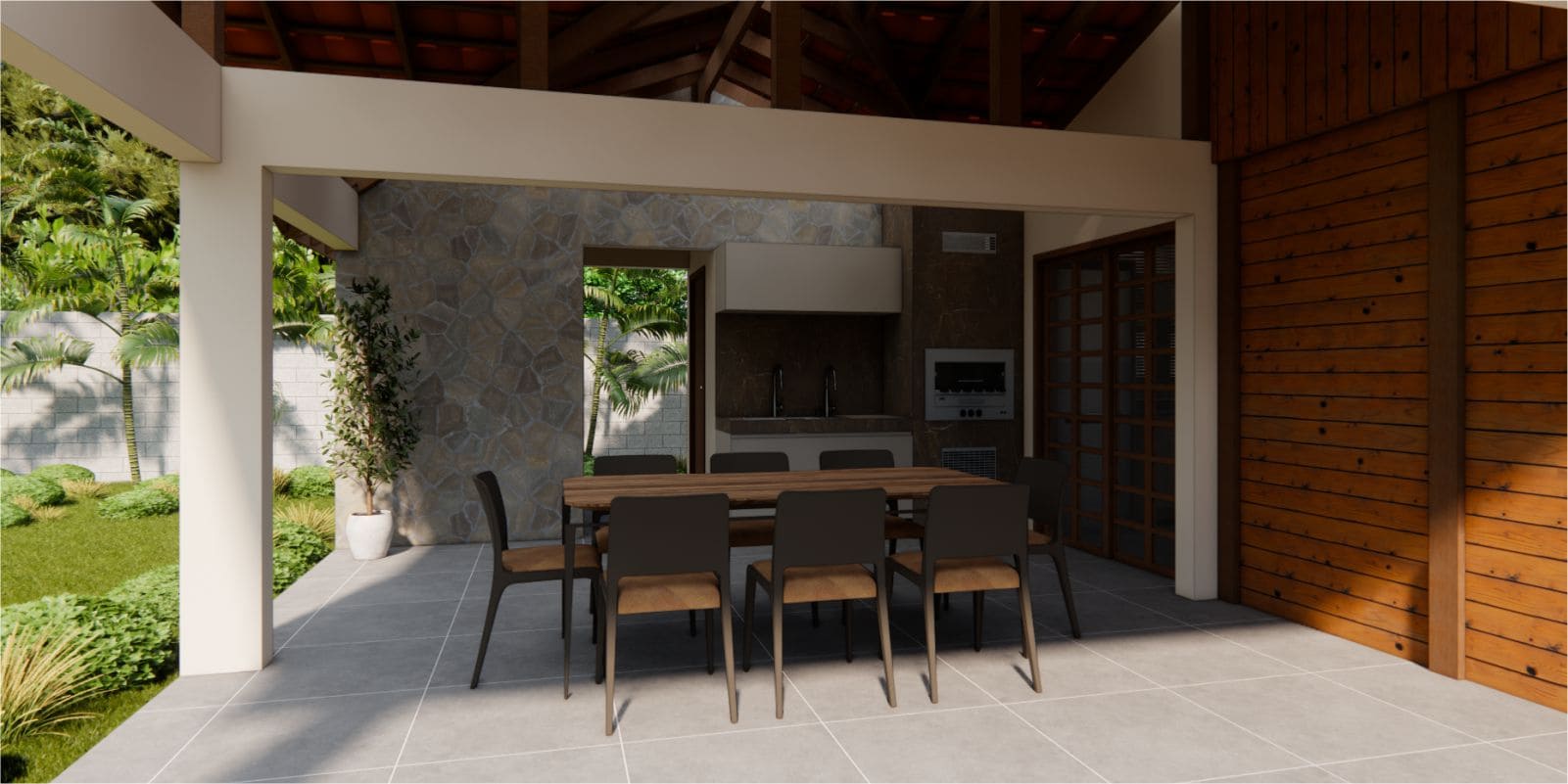 Casa Pré Fabricada 3 quartos 110m² Kit Campo Largo 7 Casa Pré Fabricada 3 Quartos 110M² Kit Campo Largo - Imagem 7