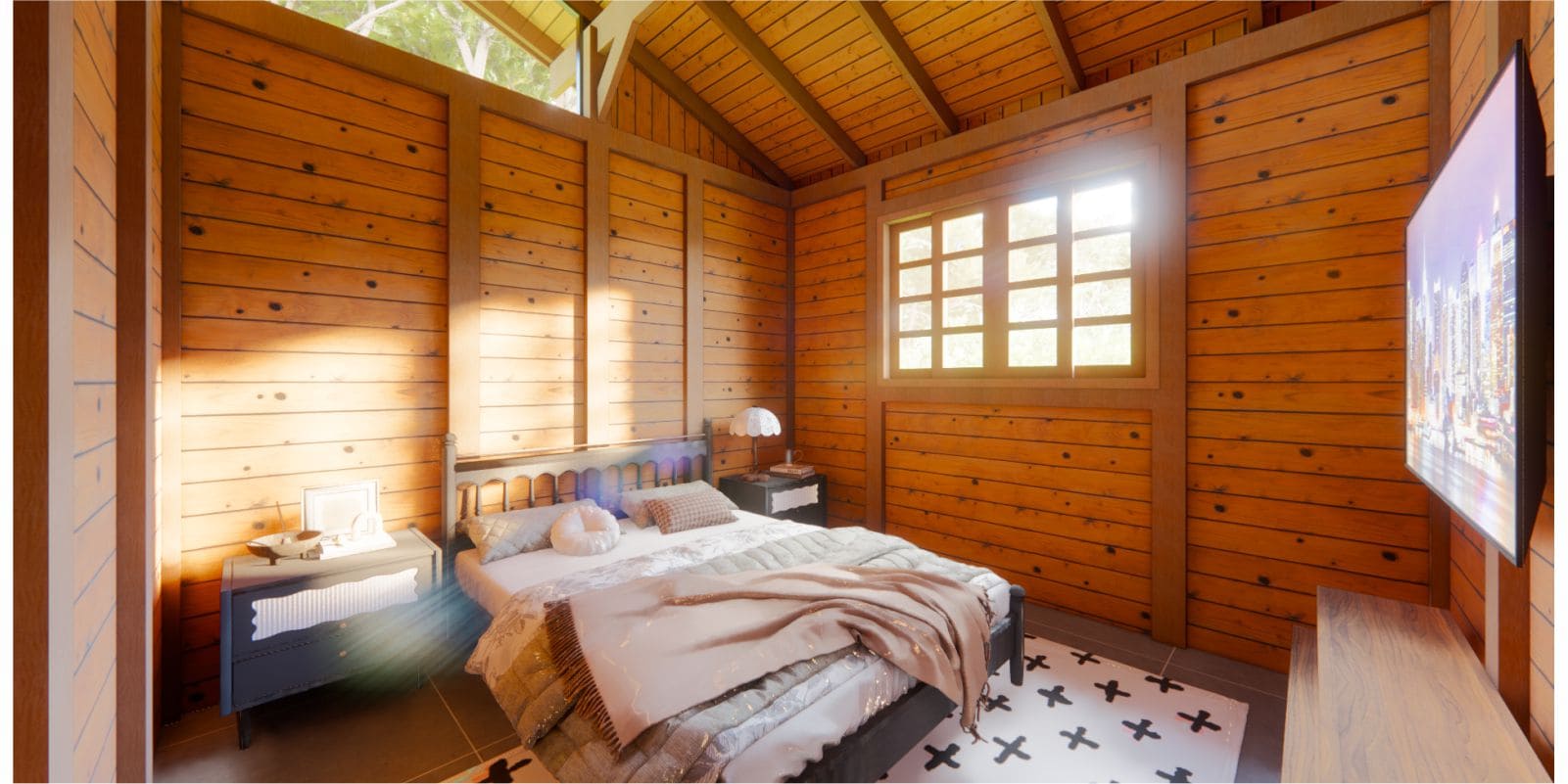 Casa Pré Fabricada 3 quartos 110m² Kit Campo Largo 8 Casa Pré Fabricada 3 Quartos 110M² Kit Campo Largo - Imagem 8