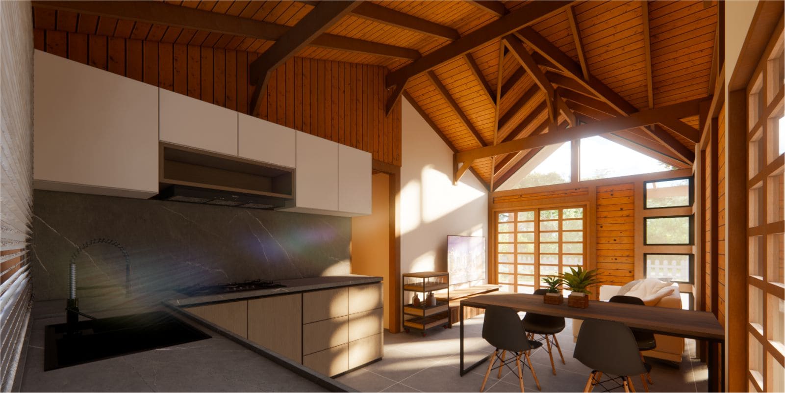 Casa Pré Fabricada 3 quartos 110m² Kit Campo Largo 3 Casa Pré Fabricada 3 Quartos 110M² Kit Campo Largo - Imagem 3